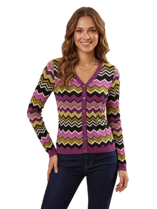 Missoni for Target Sweaters - Missoni for Target Chevron Zig Zag Knit Button Cardigan Sweater